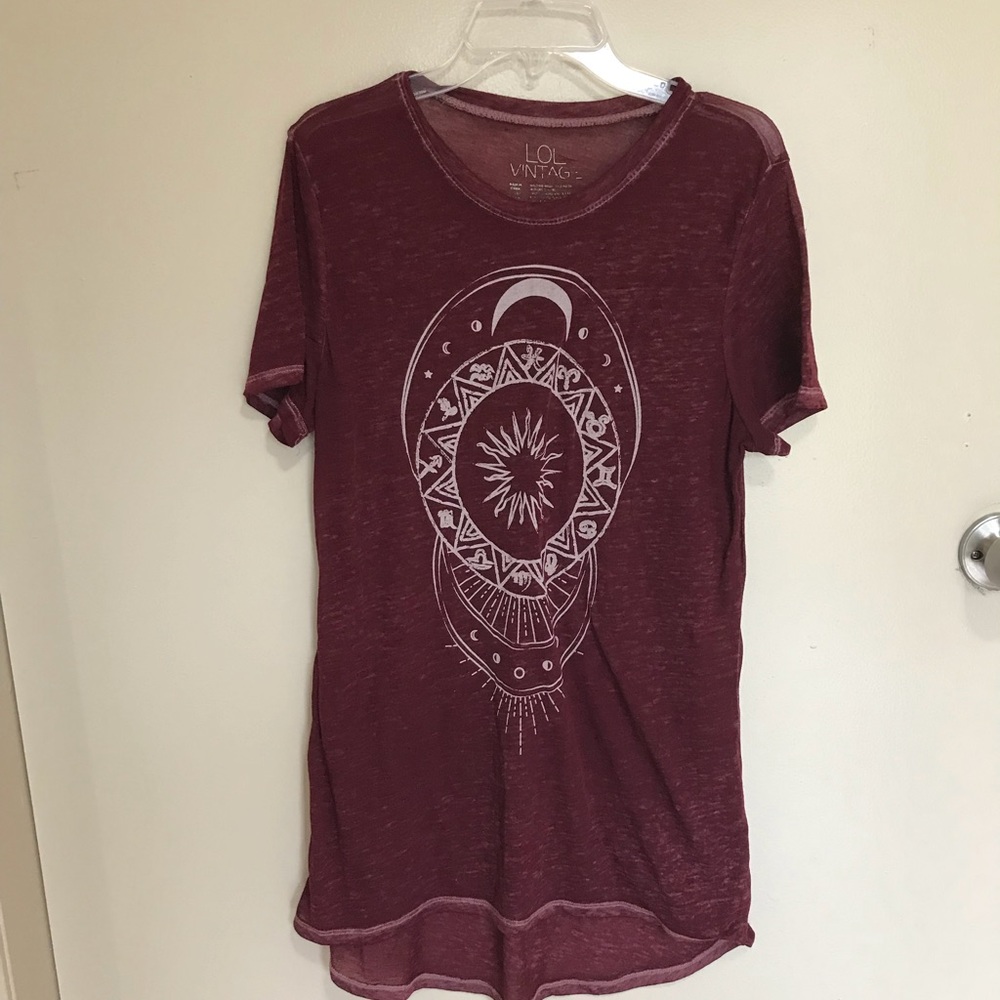 Burgundy Top